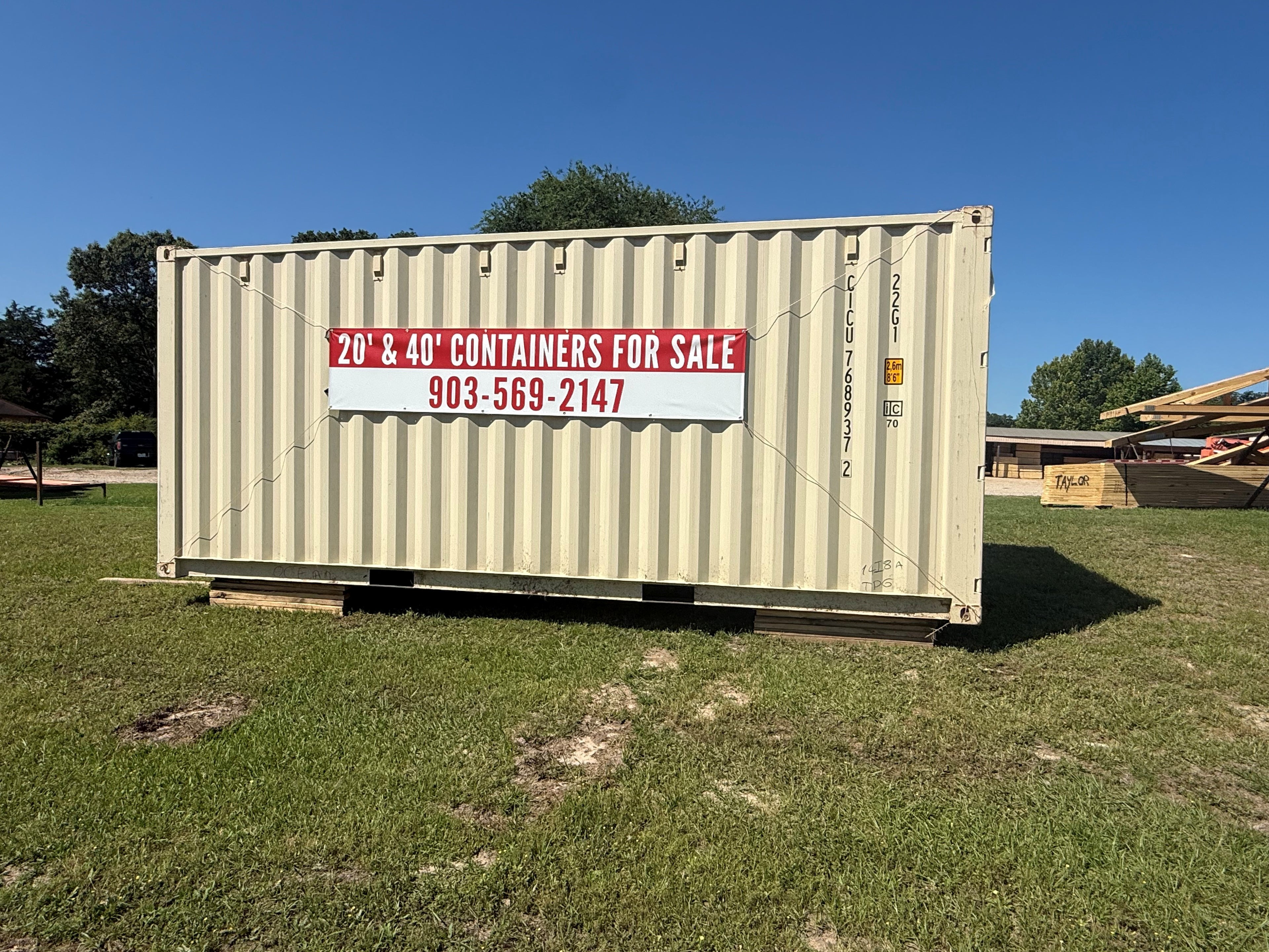 20' STD NEW (one trip)