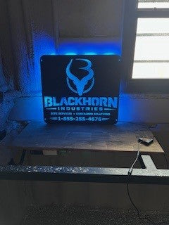 Custom Lighted Logo Sign